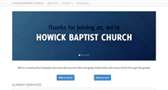 Desktop Screenshot of howickbaptist.org.nz